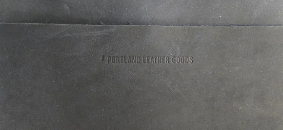 Portland Leather Goods Mini Tote Crossbody Deep Water Navy Blue - Picture 2 of 7